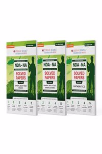 Oswaal NDA-NA Question Bank | Chapter-wise Previous Years Solved Question Papers (2014-2023) (Set of 3 Books) : English, General Studies, Mathematics For 2024 Exam