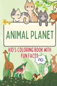 Animal Planet: Kid's Coloring Book with Fun Facts