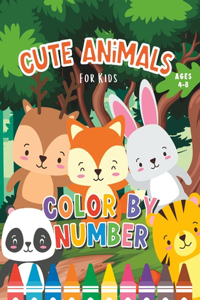 Cute Animals Color By Number