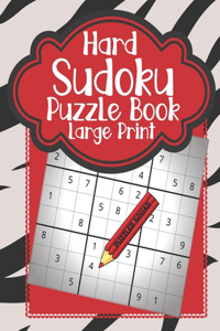 Hard Sudoku Puzzle Book Large Print