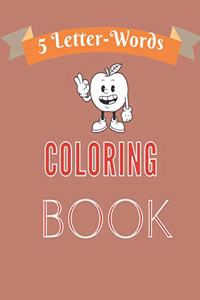 5 Letter Words Coloring Book