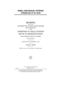 Federal farm program