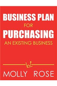 Business Plan For Purchasing An Existing Business