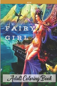 Fairy Girl New Adult Coloring Book