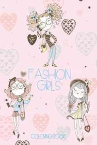 Fashion Girls Coloring Book
