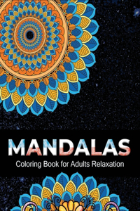Mandalas coloring book for adults relaxation