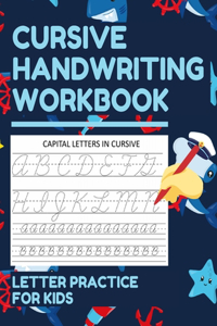 Cursive Handwriting Workbook Letter Practice for Kids