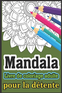Mandala Livre de coloriage adulte pour la détente
