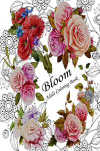Bloom adult coloring book