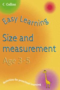 Size and Measurement Age 3-5