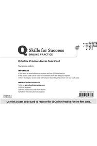 Q: Skills for Success