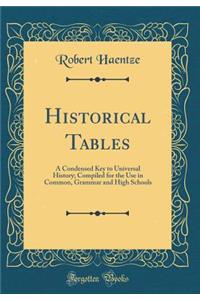Historical Tables: A Condensed Key to Universal History; Compiled for the Use in Common, Grammar and High Schools (Classic Reprint)