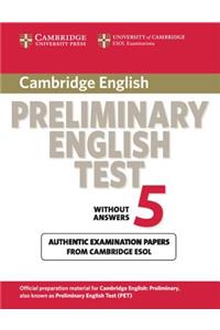 Cambridge Preliminary English Test 5