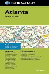 Rand McNally Folded Map: Atlanta Regional Map
