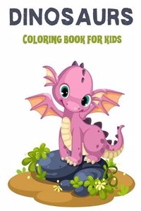 Dinosaurs coloring book for kids