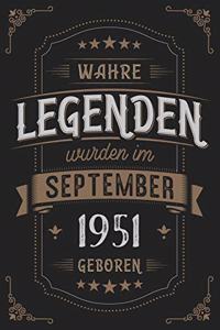 Wahre Legenden wurden im September 1951 geboren