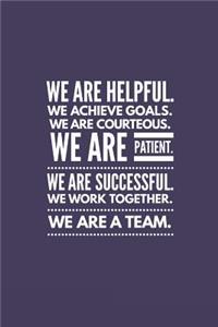 We Are A Team