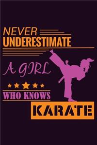 Never Underestimate A Girl Who Knows Karate