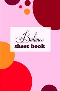 Balance Sheet Book