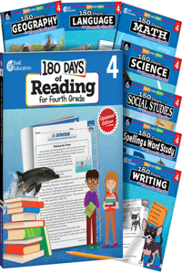 180 Days Bundle Grade 4: 8-Book Set