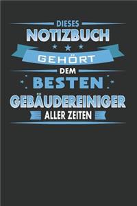 Dieses Notizbuch Gehört Dem Besten Gebäudereiniger Aller Zeiten