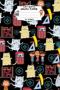 Cat Math Graph Paper for Kiddos