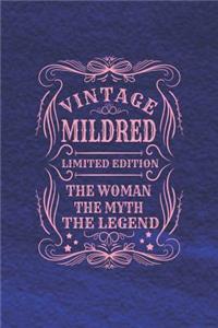 Vintage Mildred Limited Edition the Woman the Myth the Legend