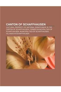 Canton of Schaffhausen