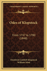 Odes of Klopstock