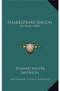 Shakespeare-Bacon