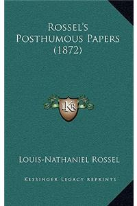 Rossel's Posthumous Papers (1872)