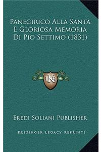 Panegirico Alla Santa E Gloriosa Memoria Di Pio Settimo (1831)