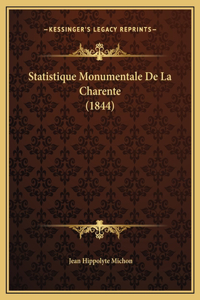 Statistique Monumentale De La Charente (1844)
