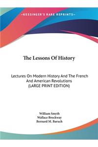 The Lessons Of History