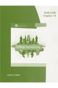 College Accounting Study Guide and Working Papers, Chapters 1-9