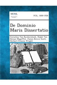 de Dominio Maris Dissertatio