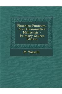 Phoenico-Punicum, Sive Grammatica Melitensis