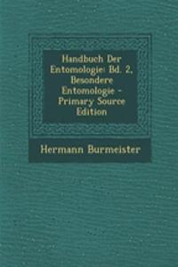 Handbuch Der Entomologie