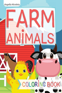 Farm Animals Coloring Book