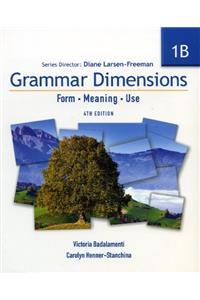 Grammar Dimensions 1: Split Text B