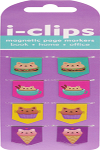 Kawaii Cats I-Clip Magnetic Page Markers