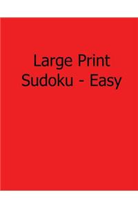 Large Print Sudoku - Easy