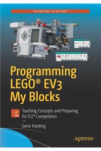 Programming Lego(r) Ev3 My Blocks