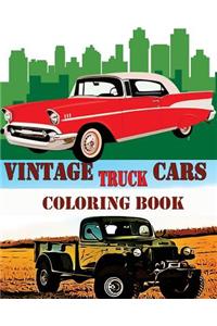 Vintage Cars + Truck Coloring Book