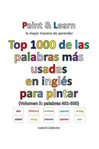 Top 1000 de las palabras más usadas en inglés (Volumen 5