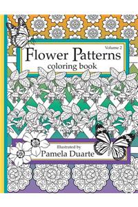 Flower Patterns Coloring Book, Volume 2
