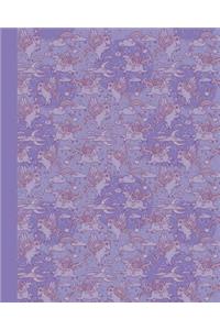 Journal: Baby Pegasus (Purple) 8x10 - Lined Journal - Writing Journal with Blank Lined Pages