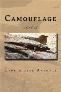 Camouflage: 150 page lined notebook