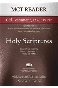 MCT Reader Old Testament Large Print, Mickelson Clarified