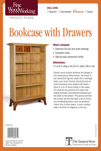 Fine Woodworking's Bookcase with Drawers Plan